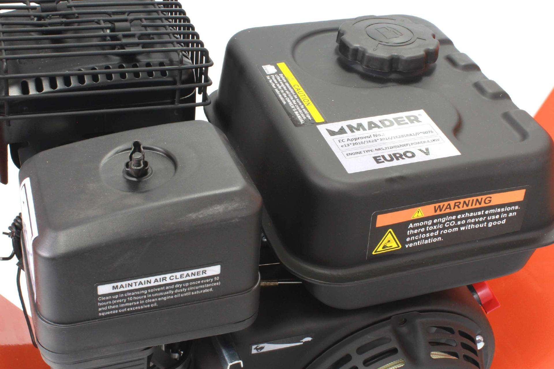 Triturador Agrícola, Folhas e Ramos, 6.5HP, 100mm refª 69361 MADER