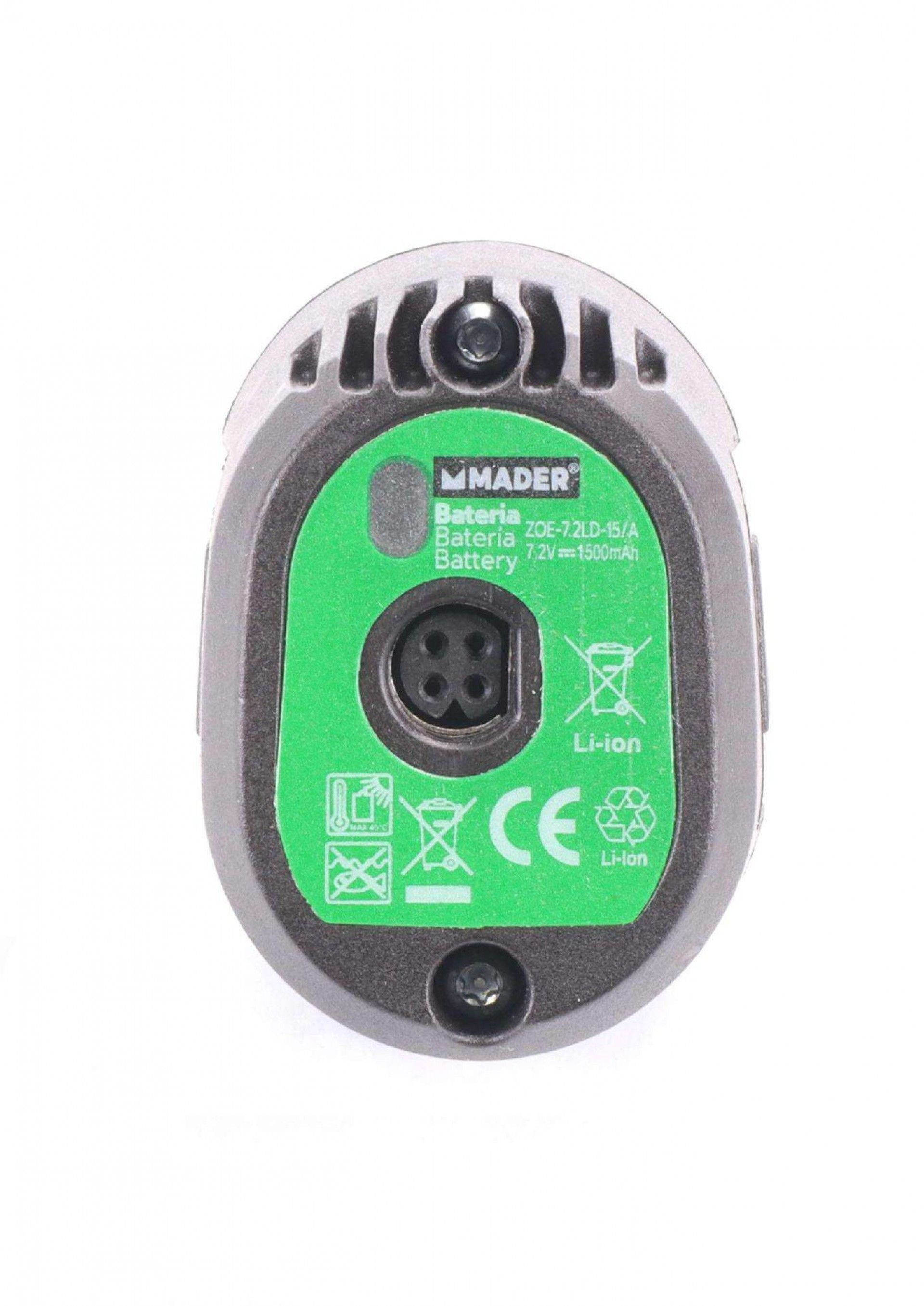 BATERIA PARA TESOURA PODAR-MGD-7,2V refª 69348 MADER