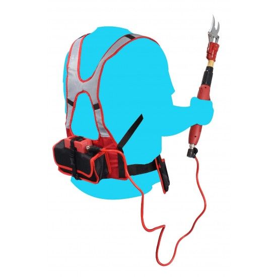 Tesoura de Podar Eltrica Extensvel, a Bateria 300W ref 69343 MADER