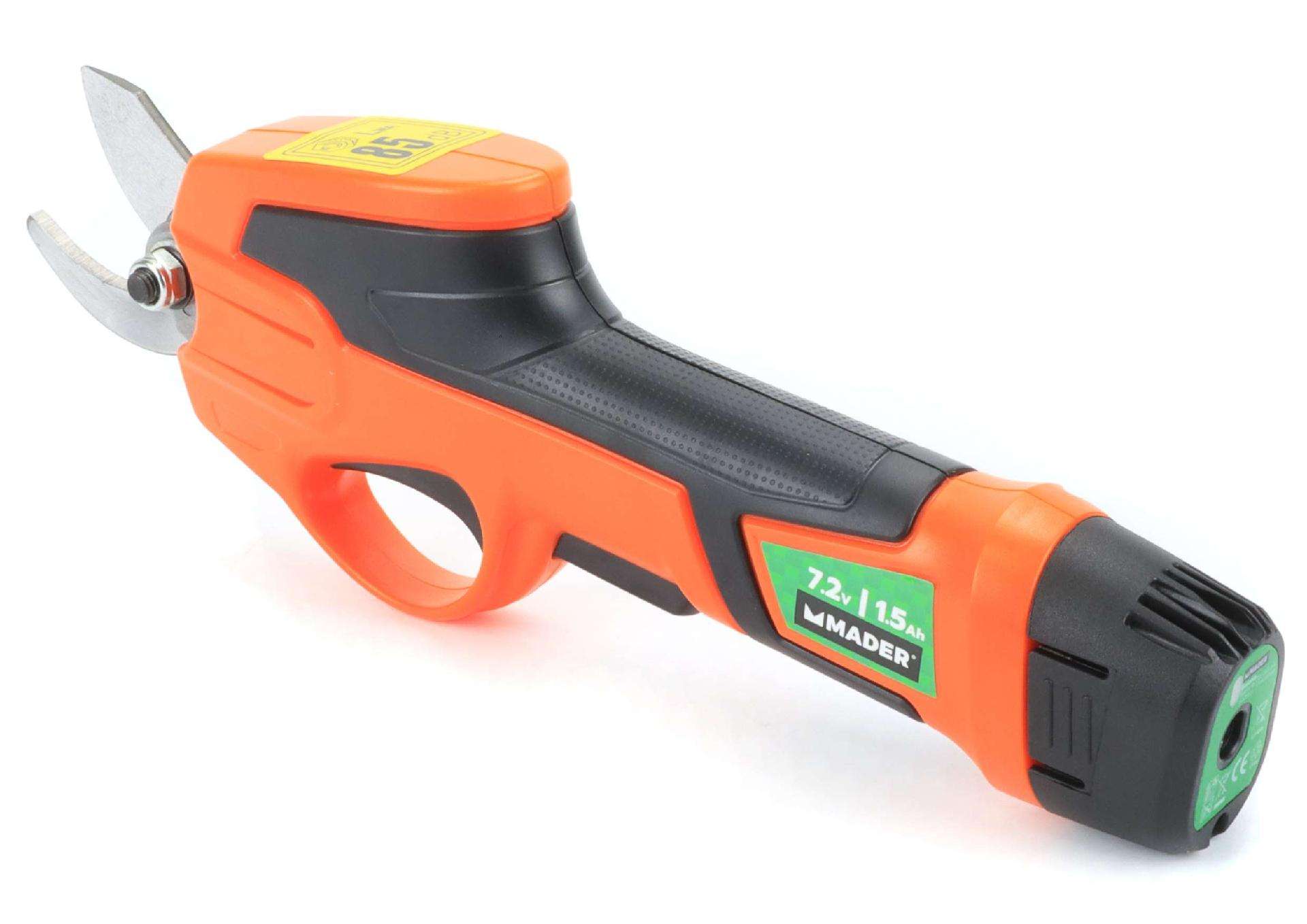 Tesoura de Podar, com Bateria 7.2V/1.5Ah |Garden Tools refª 69341 MADER