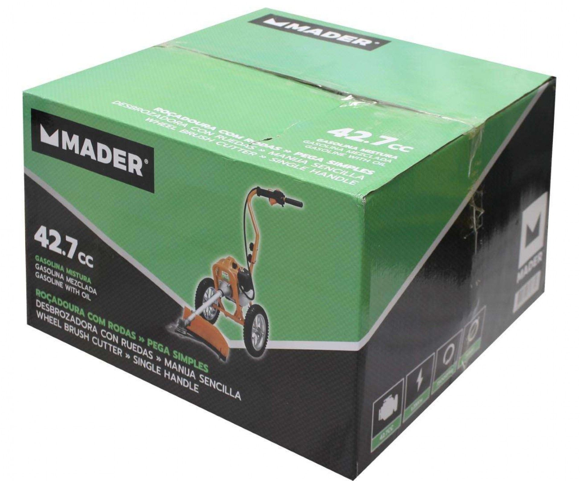Roçadora » Rodas, Pega Simples, 43CC refª 69331 MADER