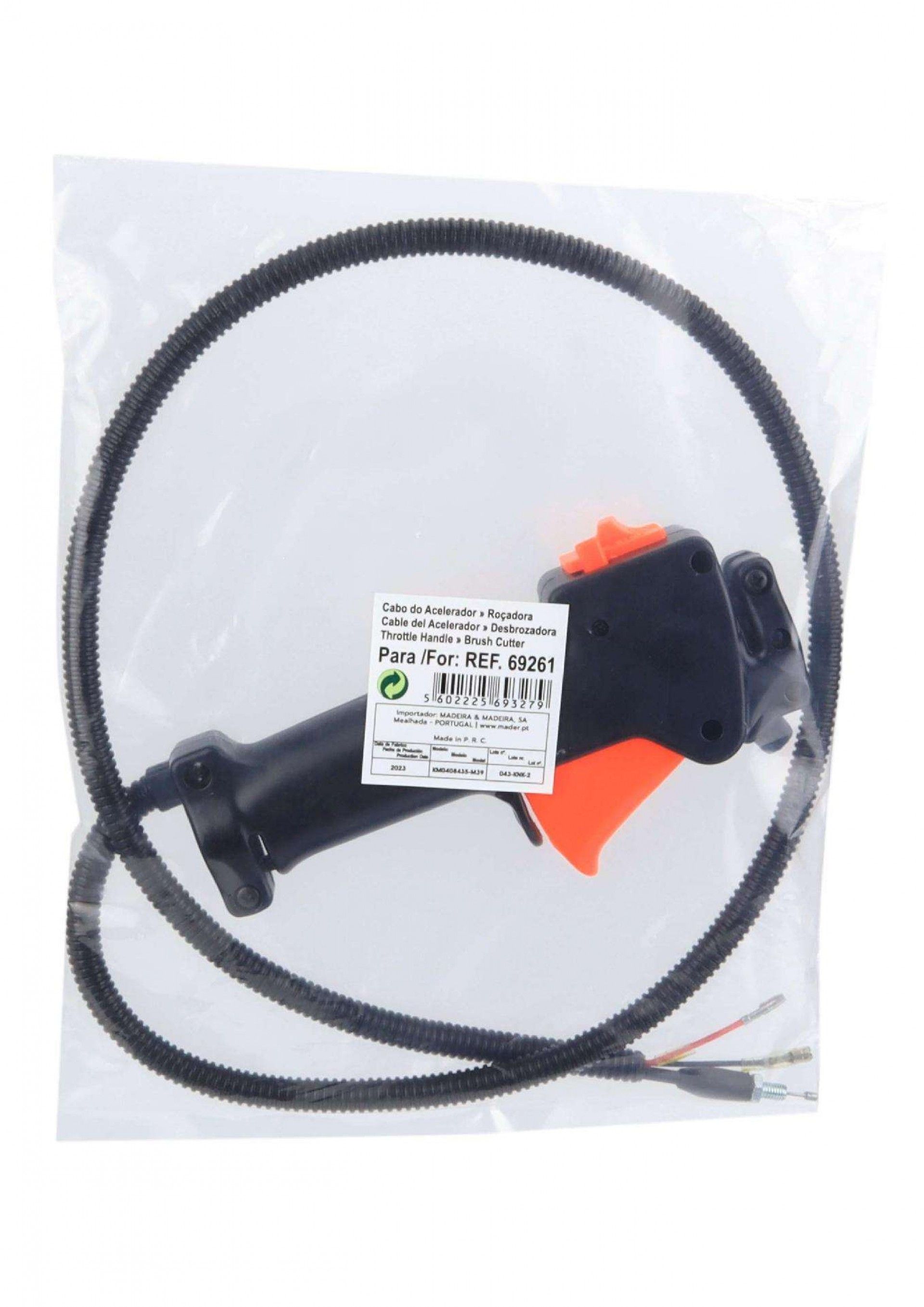 Cabo Acelerador para Roçadora de Costas refª 69327 MADER