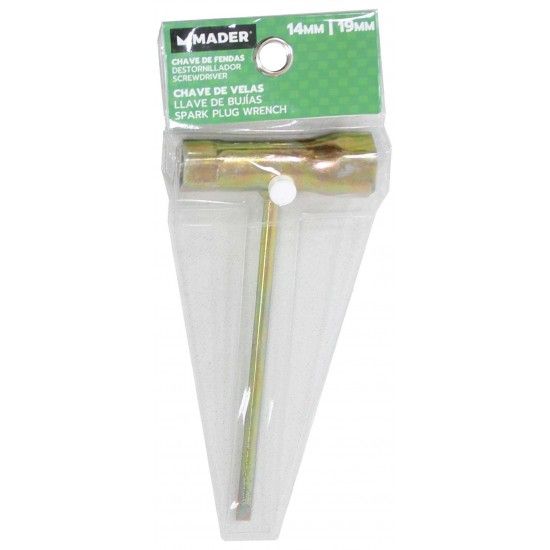 Chave de Velas com Chave de Fendas refª 69290 MADER Chave de Velas com Chave de Fendas refª 69290 MADER