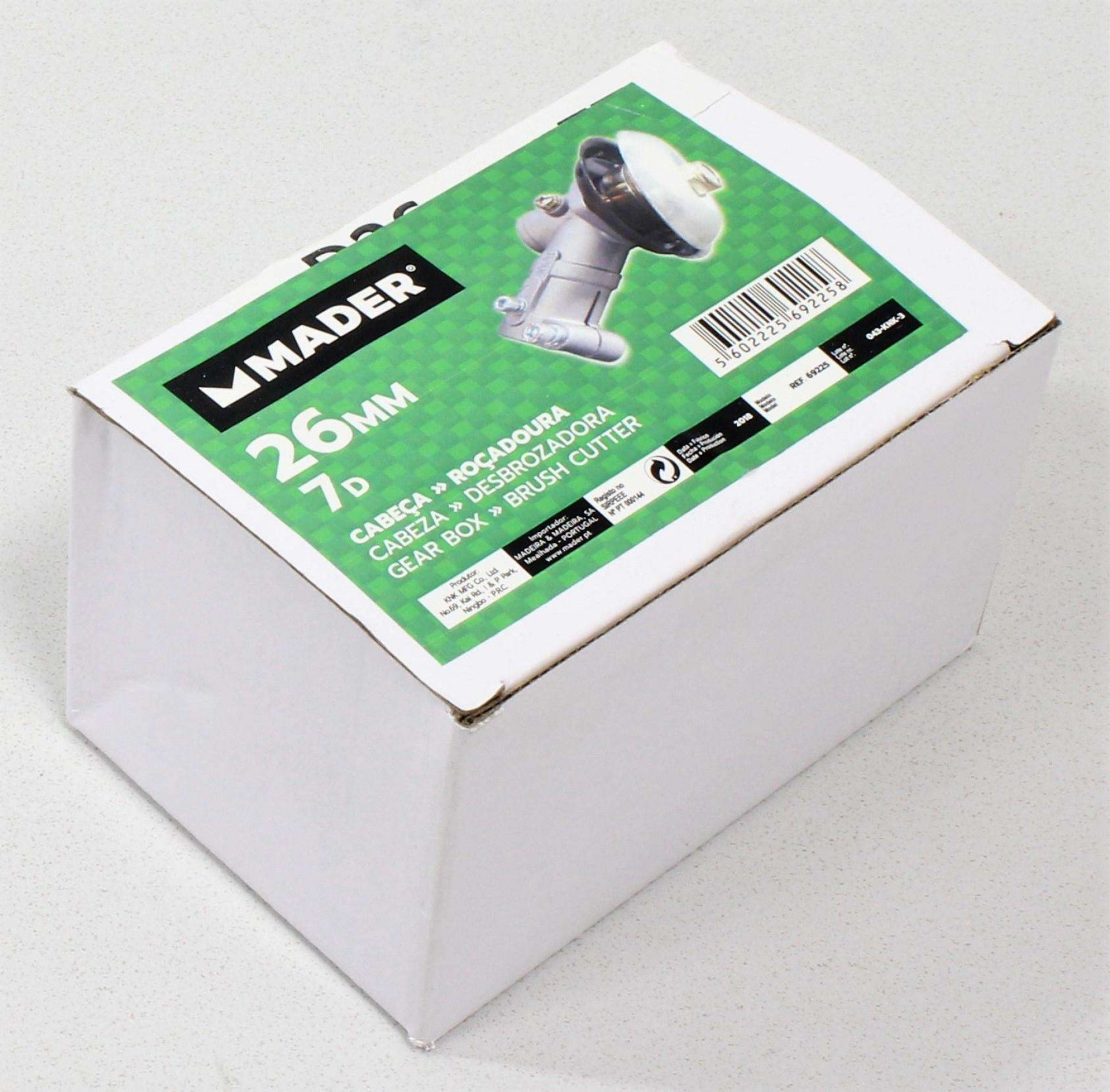 Cabeça para Roçadora, 26mm, 7D refª 69225 MADER