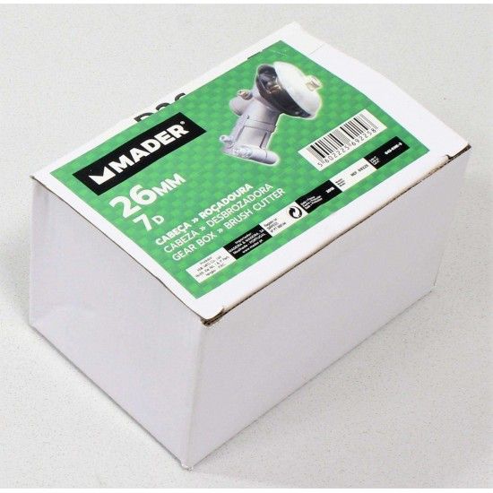 Cabeça para Roçadora, 26mm, 7D refª 69225 MADER Cabeça para Roçadora, 26mm, 7D refª 69225 MADER