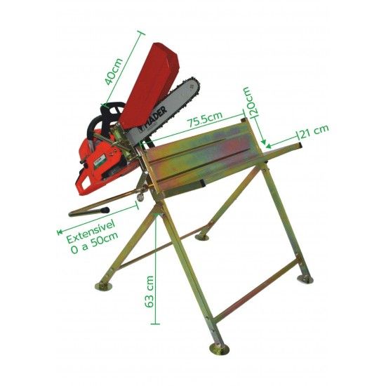 Estrutura  Corte de Lenha, com Suporte, 760mm ref 69215 MADER