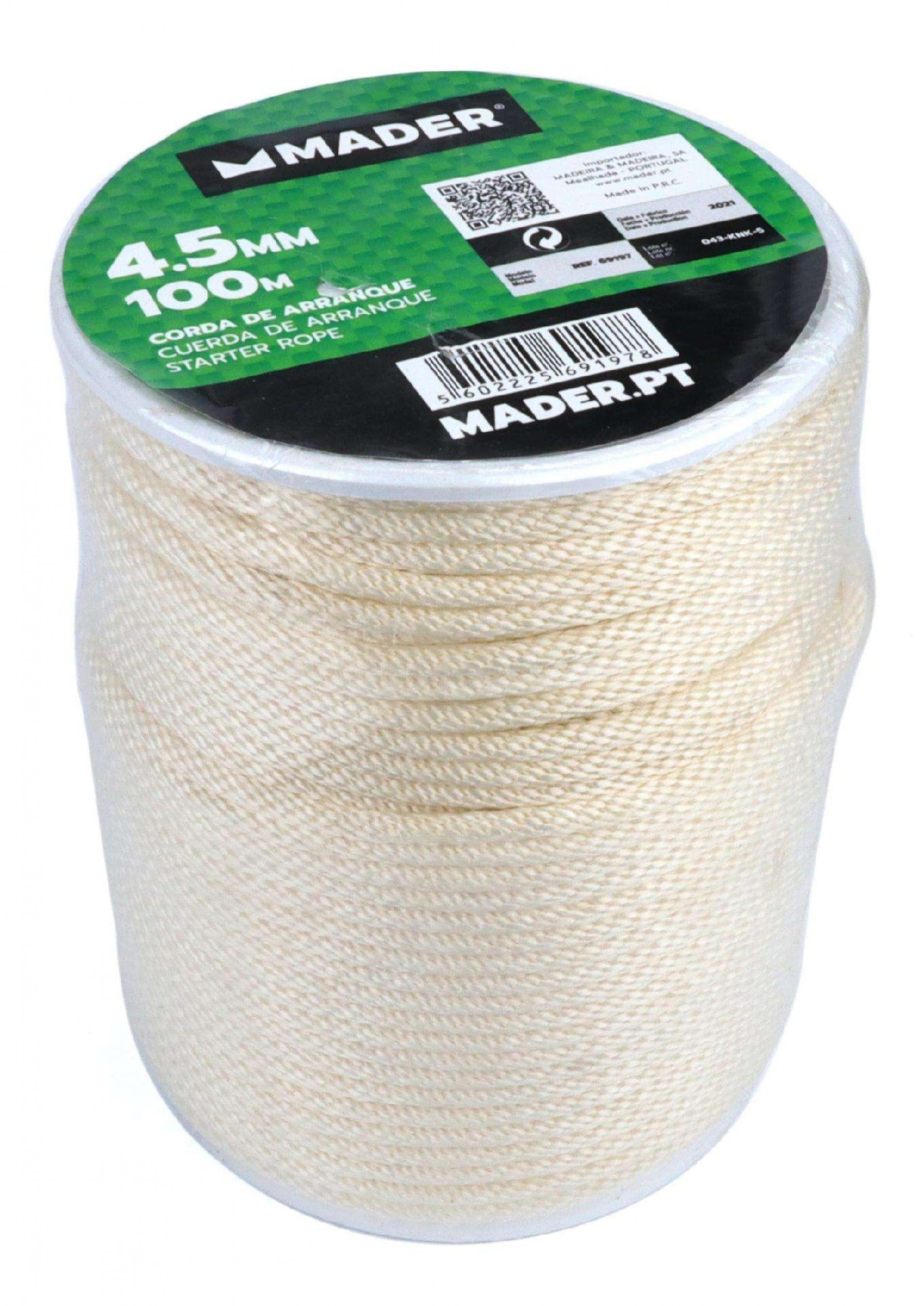 Corda de Arranque, 4.5mm, 300m refª 69197 MADER