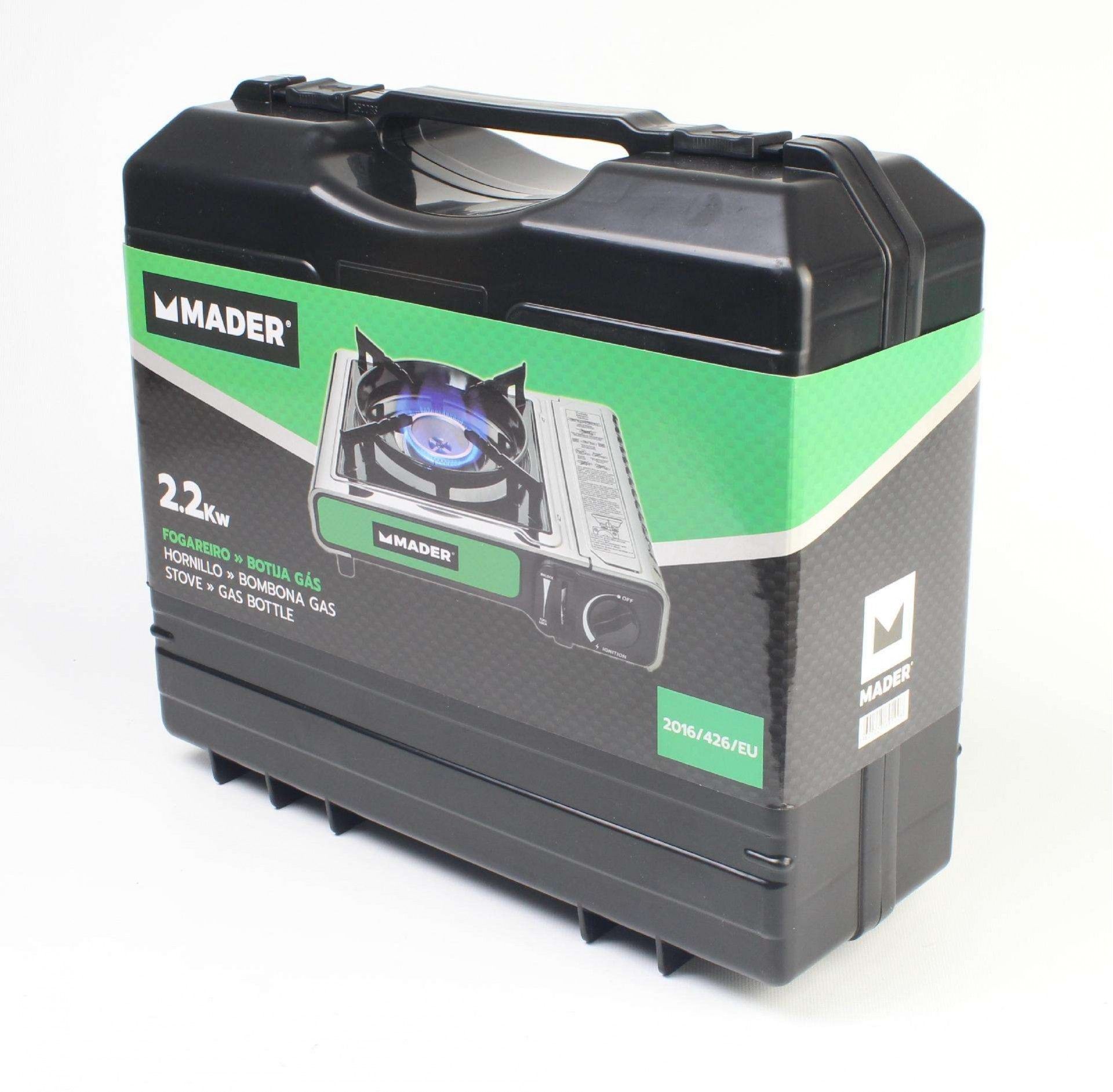 Fogareiro a Gás com, 227g refª 69100 MADER