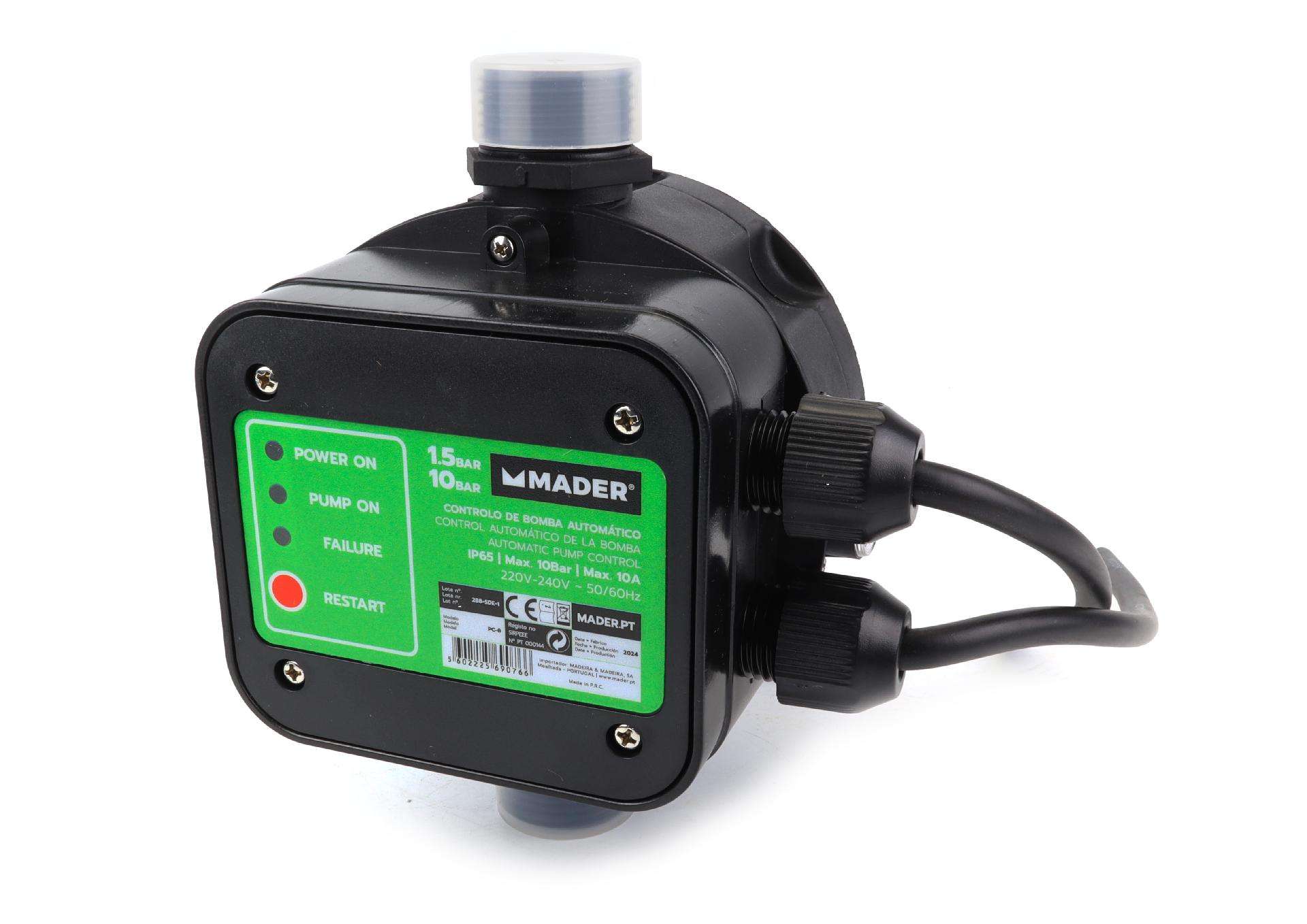 Pressóstato Automático, 10Bar, Vertical ref. 69076 MADER
