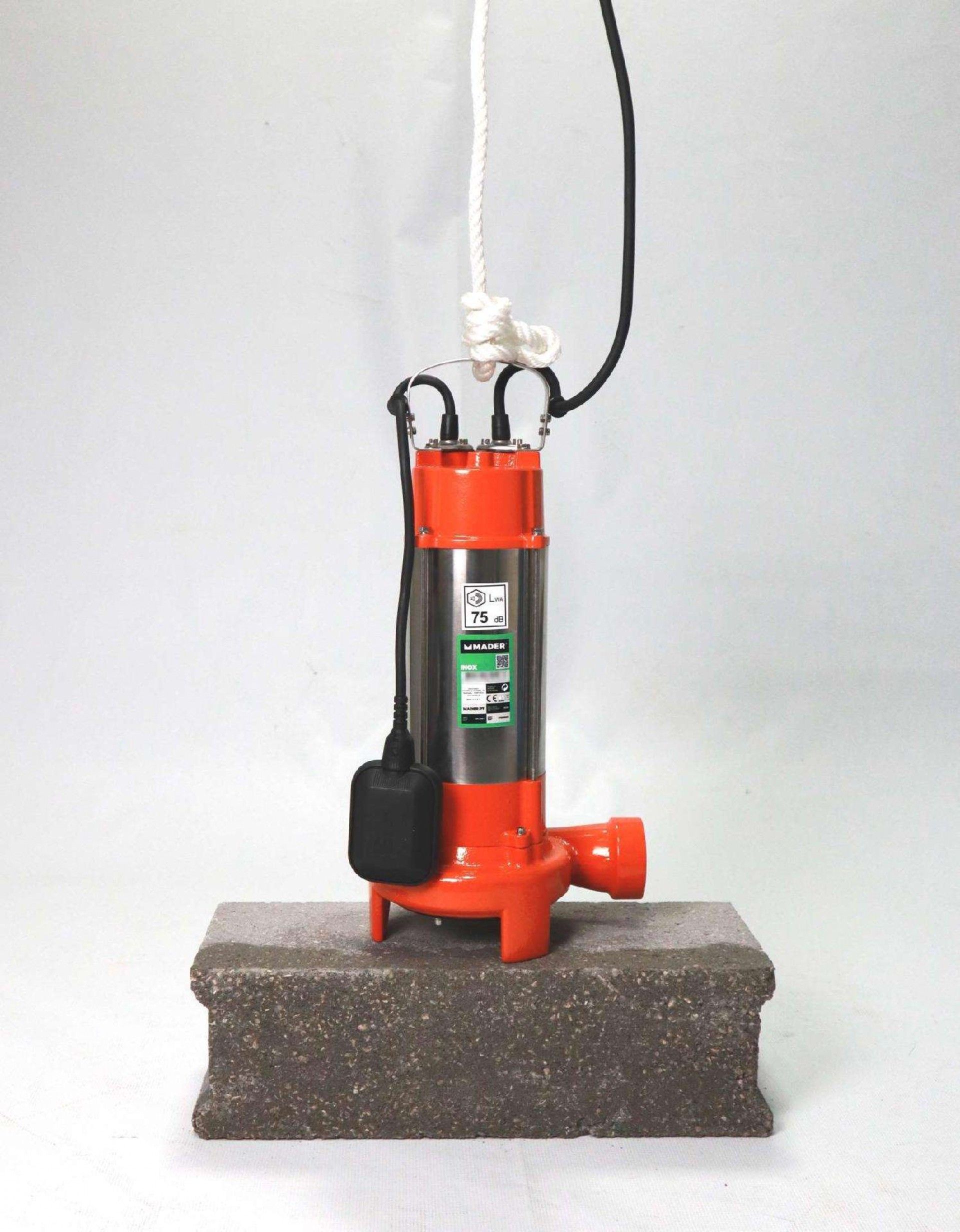 Bomba Submersível com Triturador, Águas Sujas, 1100W refª 69047 MADER