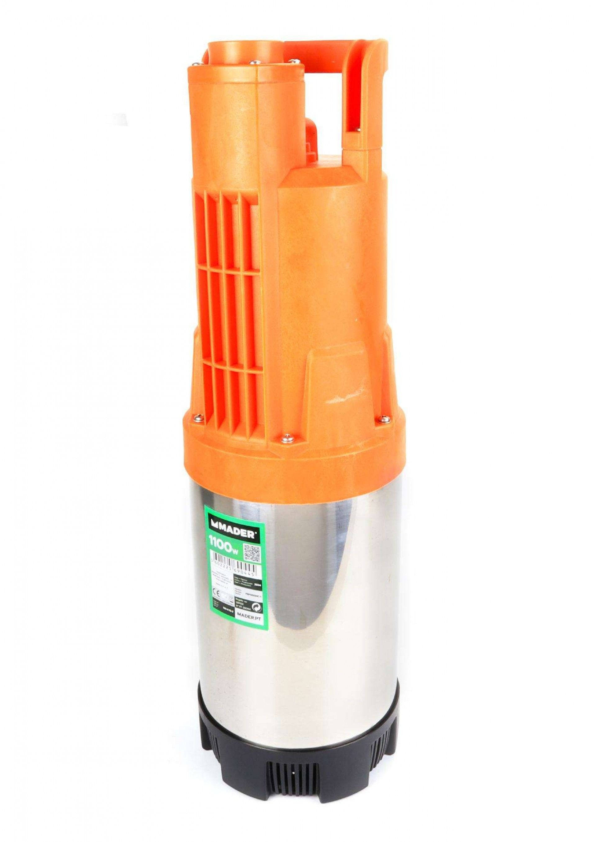 Bomba Submersível Auto, Água Limpa, 1100W, 6500 L/h refª 69044 MADER