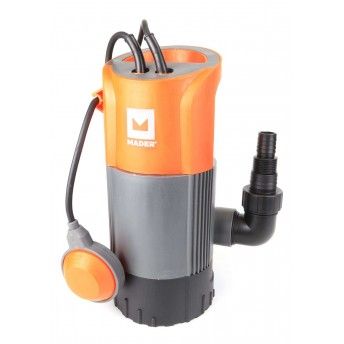 Bomba Submersvel, guas Sujas, 900W, 14000 L/h ref 69042 MADER