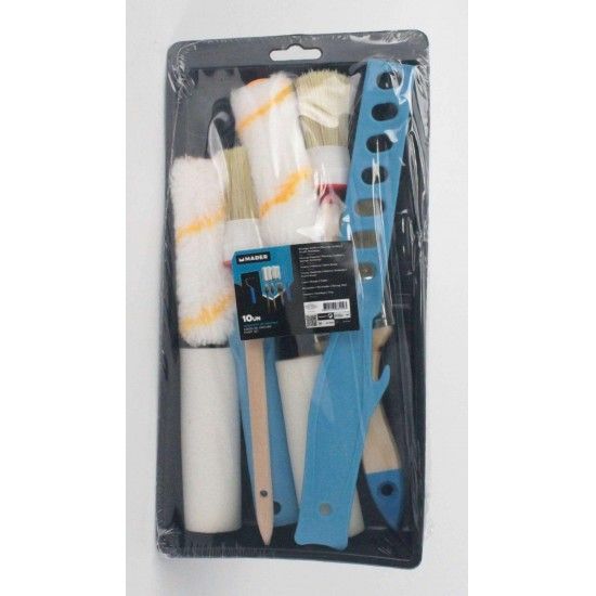 Conjunto de Pintura, 100mm, 10Un ref 68409 MADER