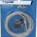 Cabo A�o com Cadeado, 4mmx3m ref� 68198 MADER