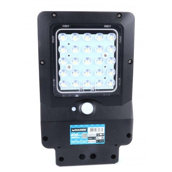 Luminária Led, 400 Lm, Painel Solar refª 68083 MADER Luminária Led, 400 Lm, Painel Solar refª 68083 MADER