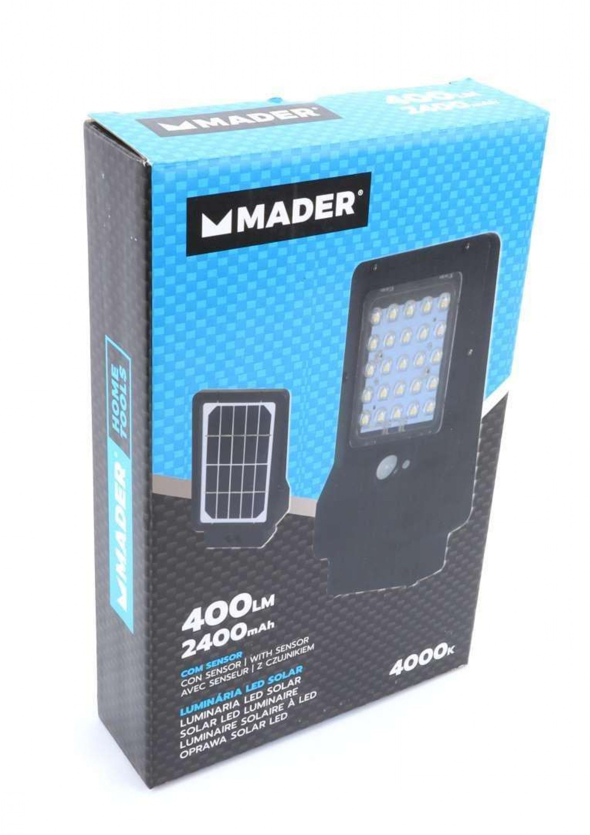 Luminária Led, 400 Lm, Painel Solar refª 68083 MADER