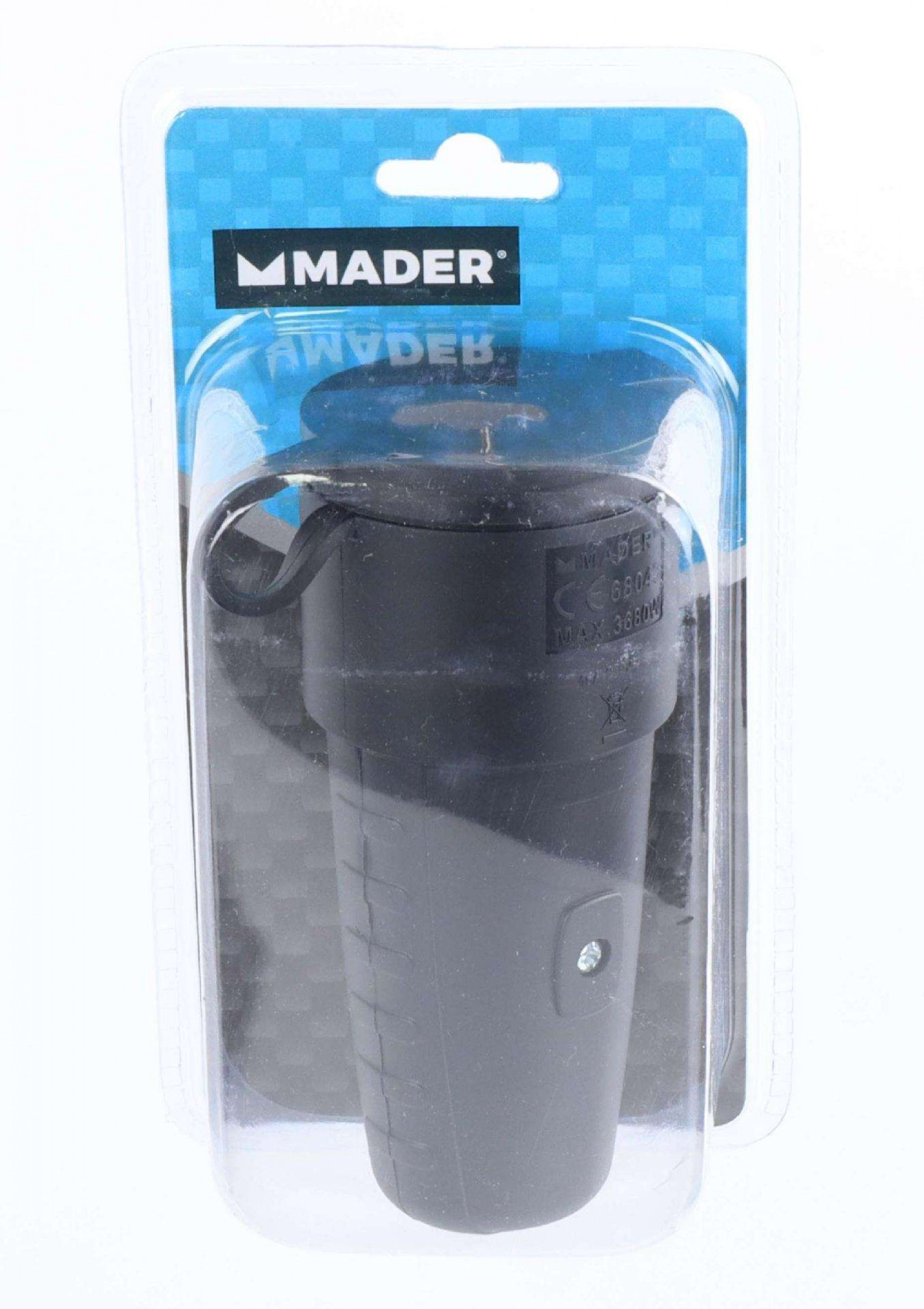 Ficha Elétrica, Fêmea, com Terra refª 68043 MADER