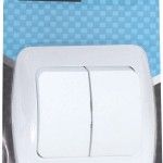Interruptor Interior Duplo ref 68070 MADER
