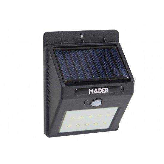 Lanterna com Painel Solar, 10 LED refª 68068 MADER Lanterna com Painel Solar, 10 LED refª 68068 MADER