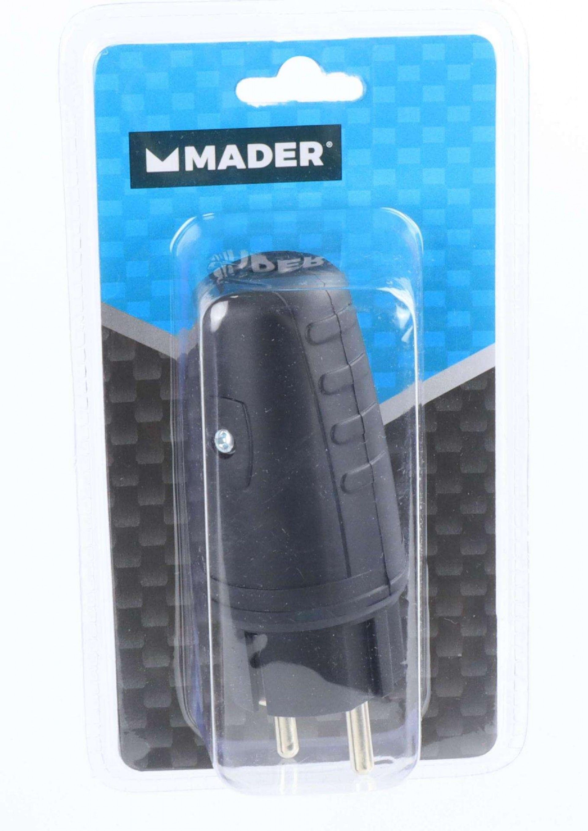 Ficha Elétrica Macho com Terra refª 68042 MADER