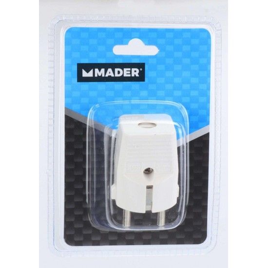 Ficha Elétrica Macho com Terra refª 68036 MADER Ficha Elétrica Macho com Terra refª 68036 MADER