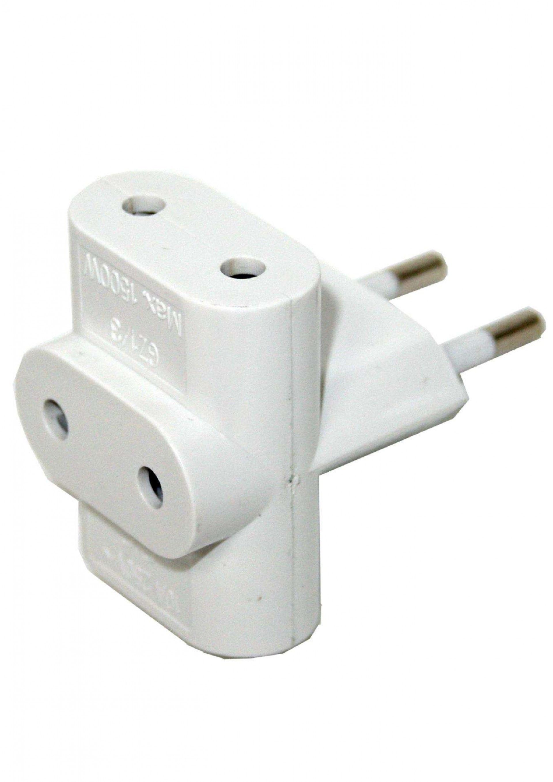 Ficha Elétrica Tripla refª 68038 MADER