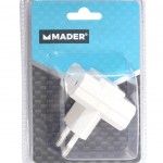 Ficha Eltrica Tripla ref 68038 MADER