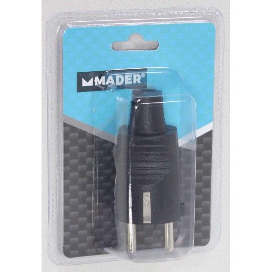 Ficha El�trica Macho com Terra ref� 68031 MADER