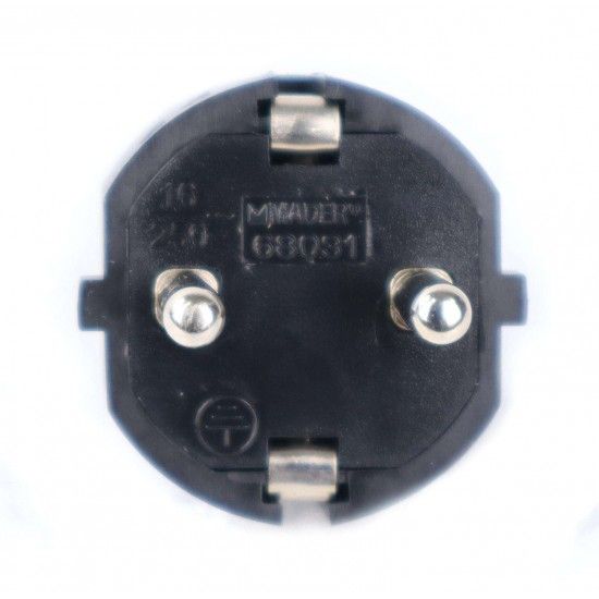 Ficha El�trica Macho com Terra ref� 68031 MADER