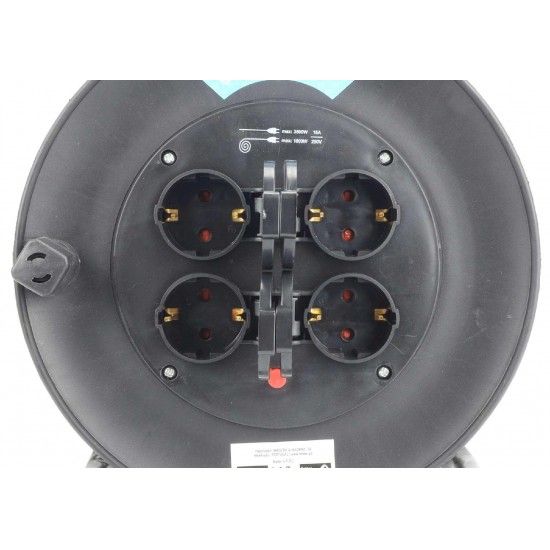 Extensão Elétrica, Com Enrolador, 25m 3x1.5mm refª 68023 MADER Extensão Elétrica, Com Enrolador, 25m 3x1.5mm refª 68023 MADER