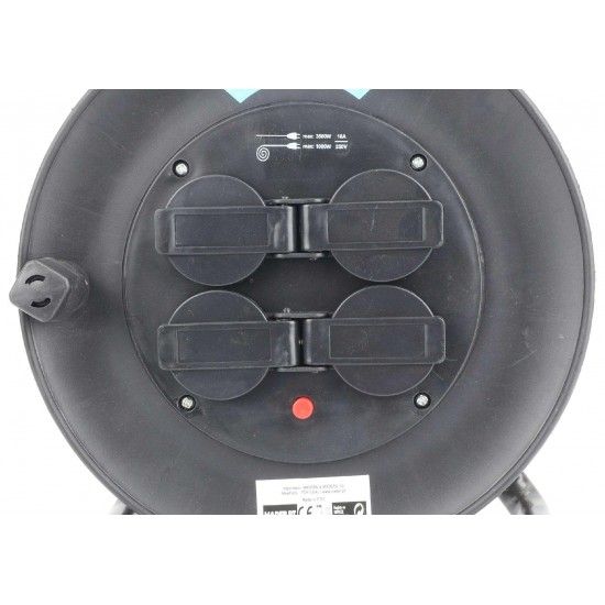 Extensão Elétrica, Com Enrolador, 25m 3x1.5mm refª 68023 MADER Extensão Elétrica, Com Enrolador, 25m 3x1.5mm refª 68023 MADER