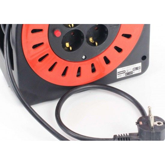 Extensão Elétrica com Enrolador, 15m | Home Tools refª 68009 MADER Extensão Elétrica com Enrolador, 15m | Home Tools refª 68009 MADER