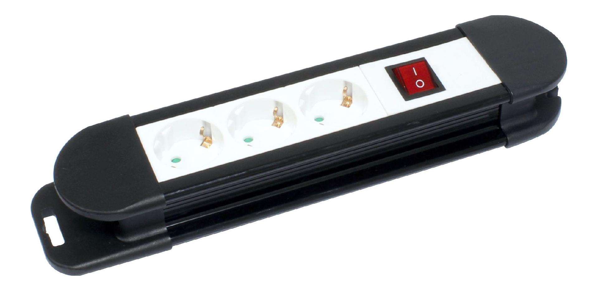 Extensão Eléctrica, com Interruptor, 1.5mmx3m, 3S refª 68005 MADER