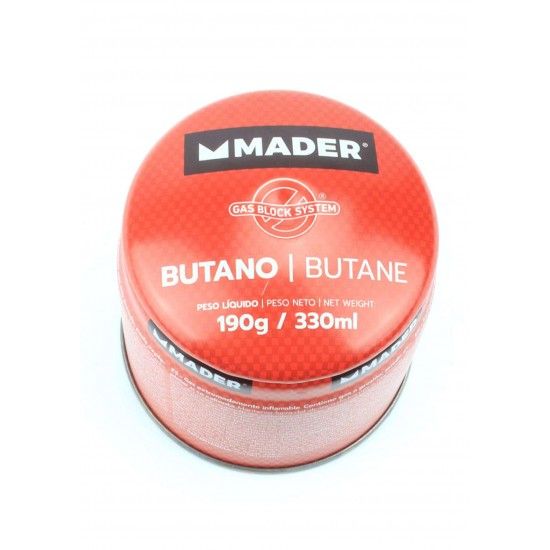 Recarga de Gás, com Válvula de Segurança, 190g refª 67530 MADER Recarga de Gás, com Válvula de Segurança, 190g refª 67530 MADER