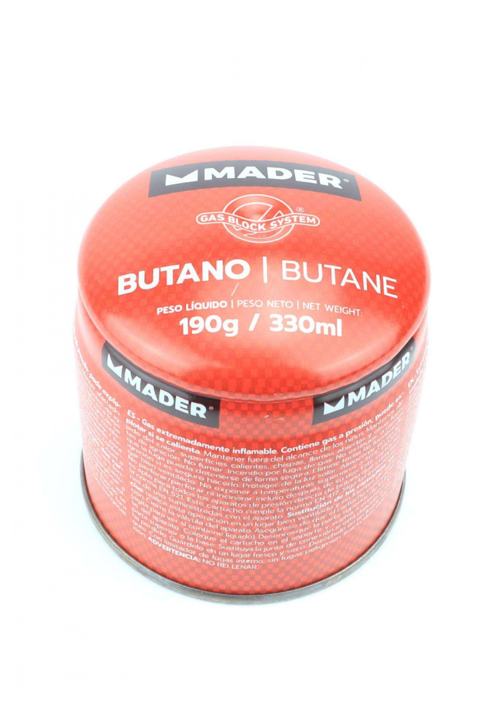 Recarga de Gás, com Válvula de Segurança, 190g refª 67530 MADER