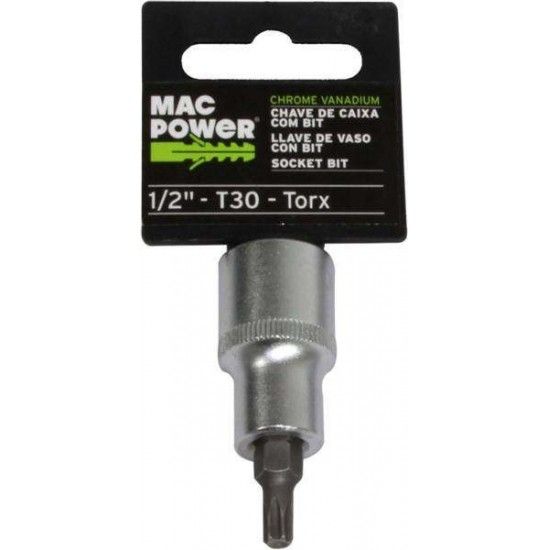 Chave de Caixa, com Bit, 1/2, T30  ref 66564 MAC POWER