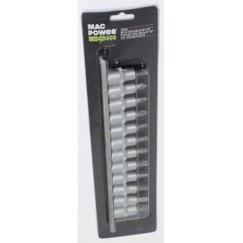Bits com Encaixe 1/2, 12Un  ref 66878 MAC POWER