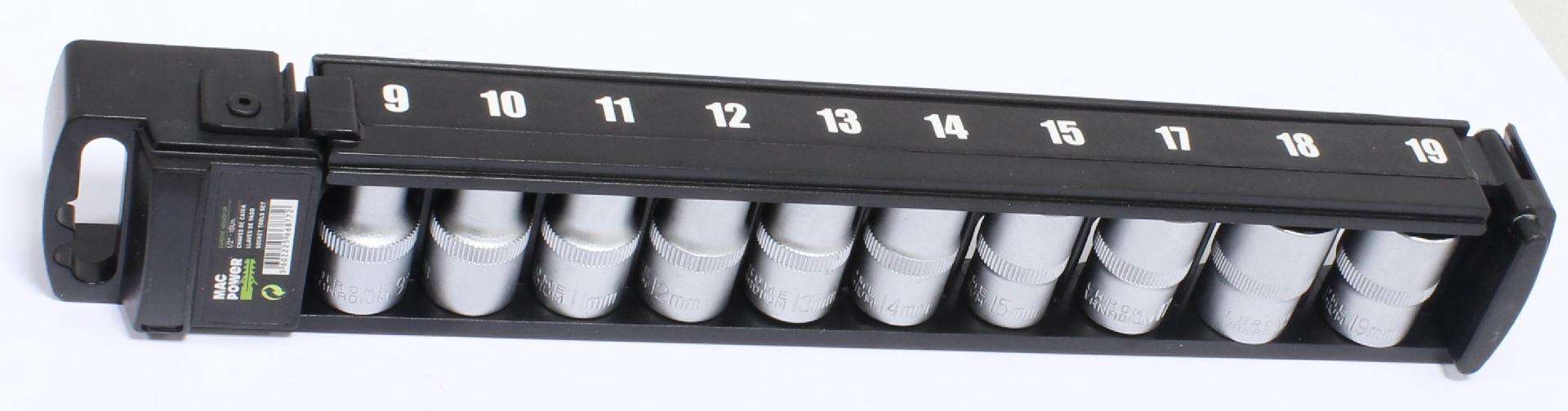 Chaves de Caixa, 1/2", 10Un refª 66877 MAC POWER