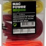 Abraadeiras de Velcro, 50Un  ref 66682 MAC POWER