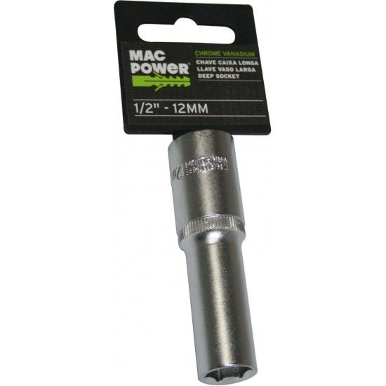 Chave de Caixa, Longa, 1/2, 12mm  ref 66475 MAC POWER