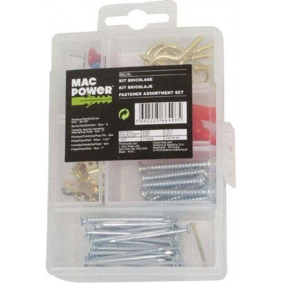 Kit Bricolage, 86Un  ref 66496 MAC POWER