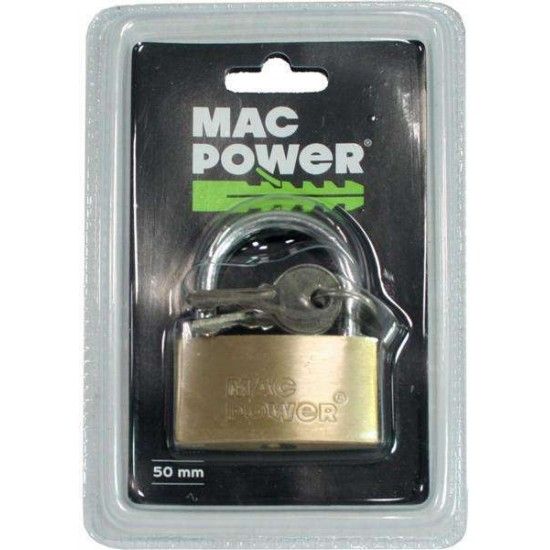 Cadeado de Lato, 50mm  ref 66152 MAC POWER