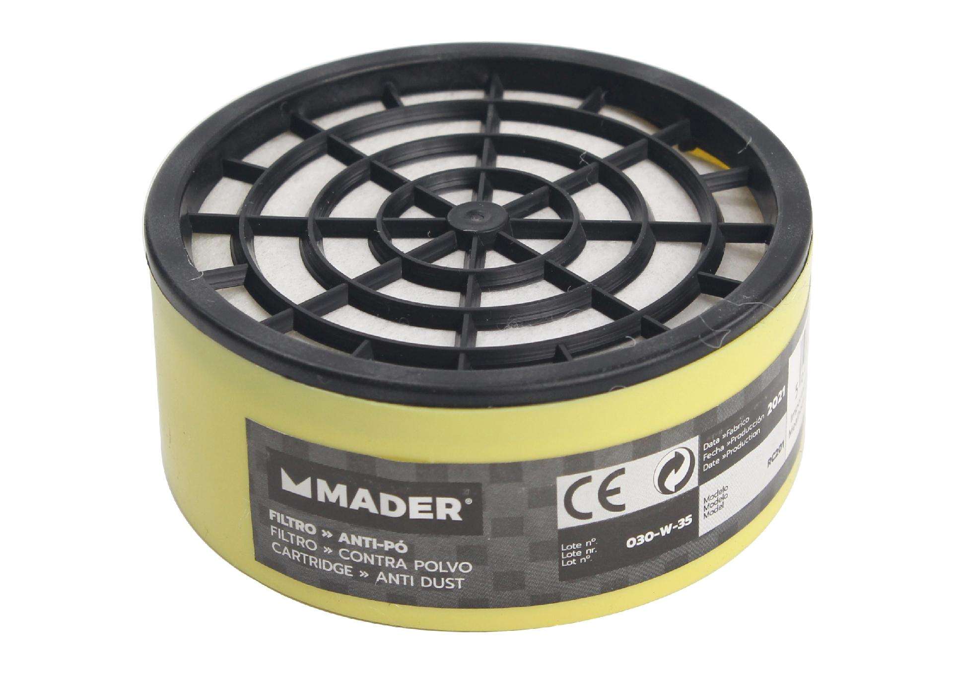 Filtro Anti-Pó, para Máscara de Proteção refª 65821 MADER