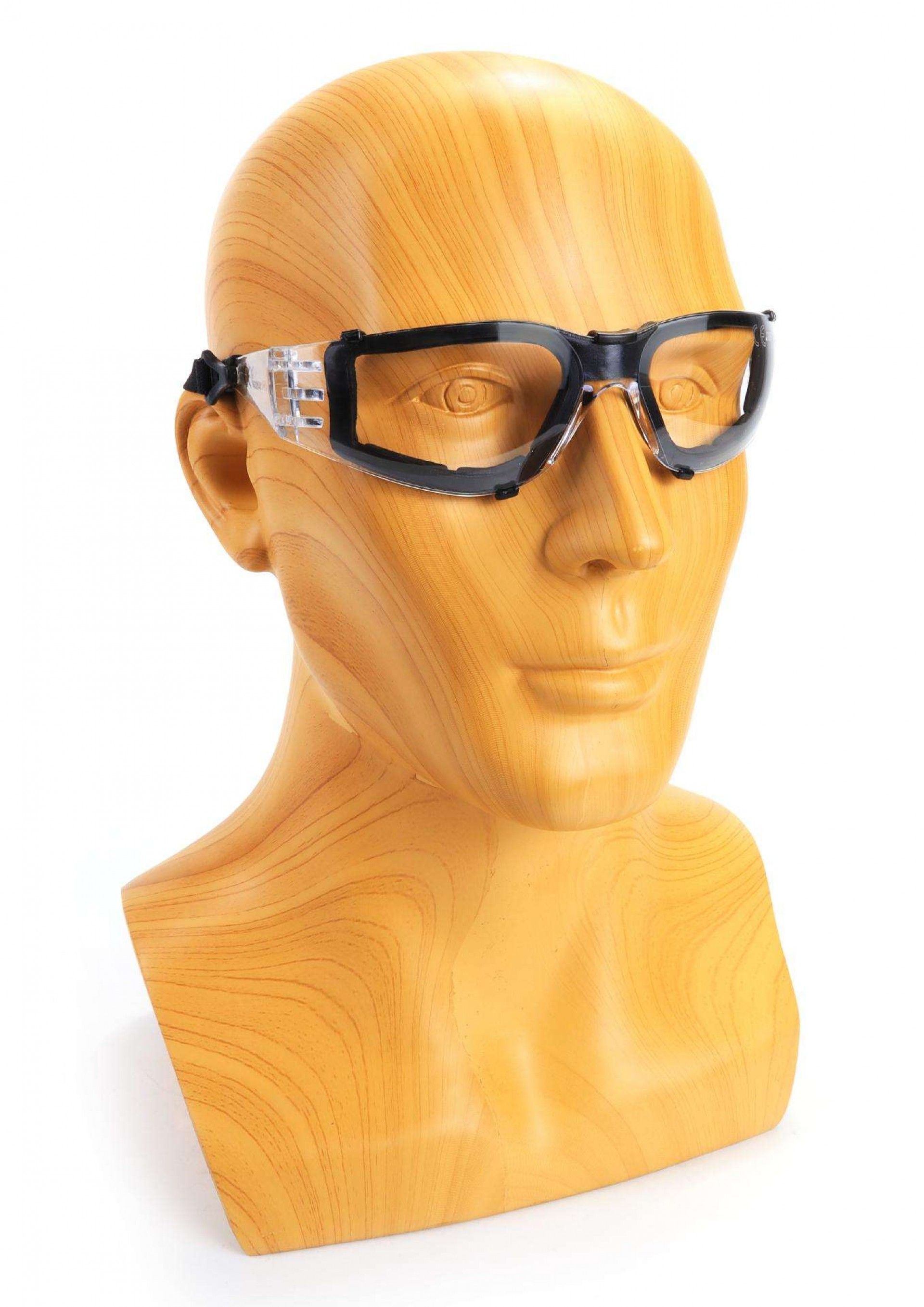 Óculos de Proteção, Armação Ajustável e Lente Transparente ref. 65806 MADER