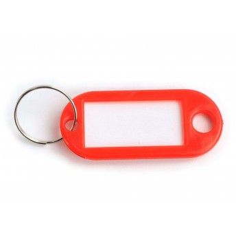 Etiquetas para Chaves, Vermelho, 25Un ref 65359 MADER