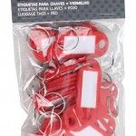 Etiquetas para Chaves, Vermelho, 25Un refª 65359 MADER Etiquetas para Chaves, Vermelho, 25Un refª 65359 MADER