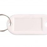 Etiquetas para Chaves, Branco, 25Un ref 65355 MADER