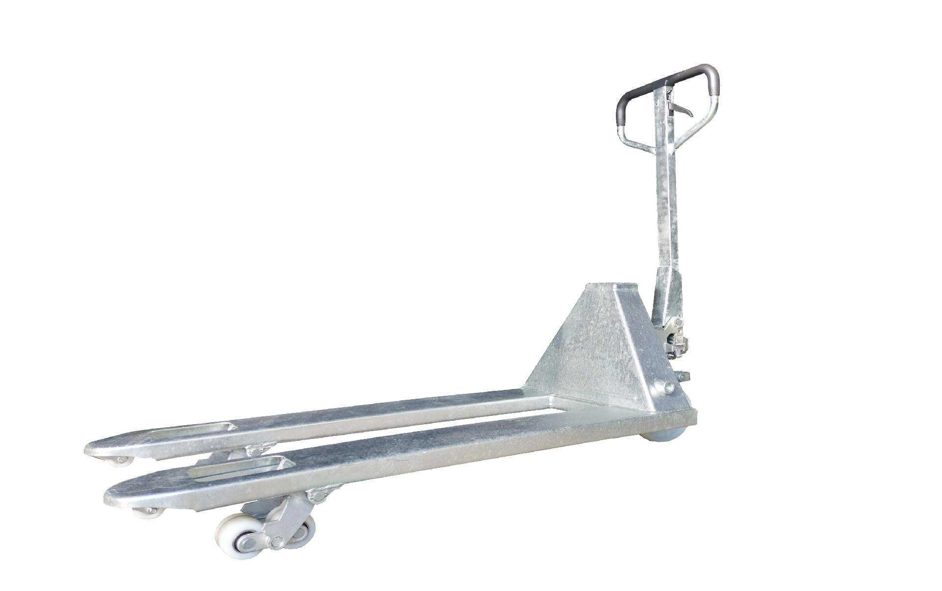Porta-Paletes Hidráulico, 2.5Ton, 550mm, Galvanizado ref. 65349 MADER