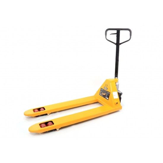 Porta-Paletes Hidrulico, 2.5Ton, 550mm, Roda Borracha ref 65347 MADER