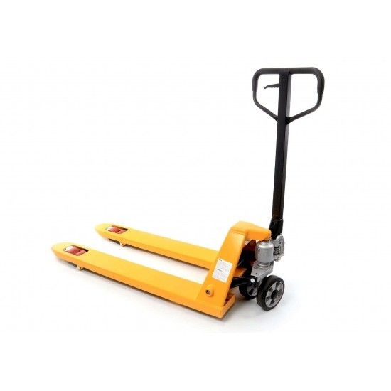 Porta-Paletes Hidrulico, 2.5Ton, 550mm, Roda Borracha ref 65347 MADER